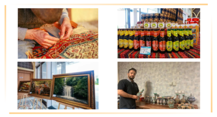 RCEP博覽會(huì)國(guó)家館介紹 伊朗國(guó)家館運(yùn)營(yíng)商與紡織品購(gòu)銷(xiāo)商人默罕默德